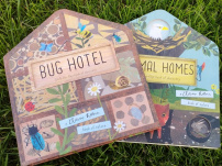 Bug Hotel i Animal Homes autorstwa Libby Walden dla małych miłośników przyrody – kolejne książkowe programy inteligencji (z wersją audio)